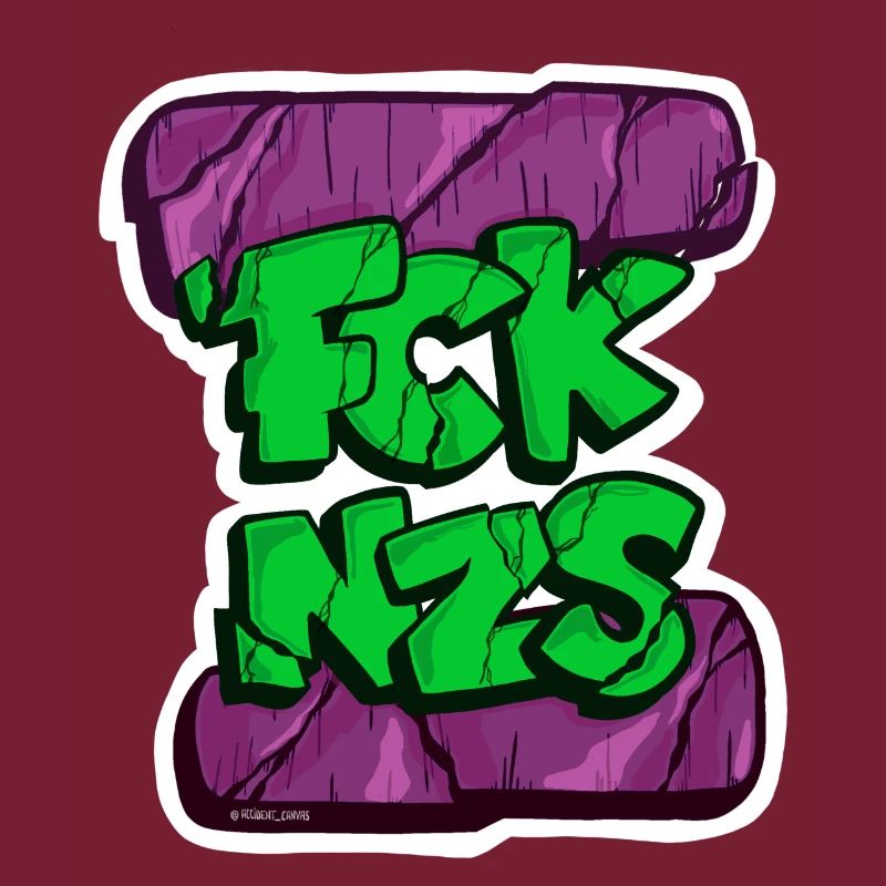 FCKNZS vert violet