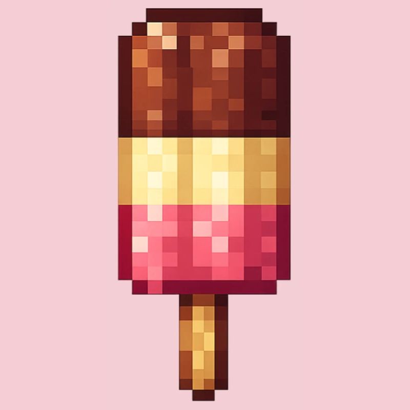 Retro Pixel Popsicles