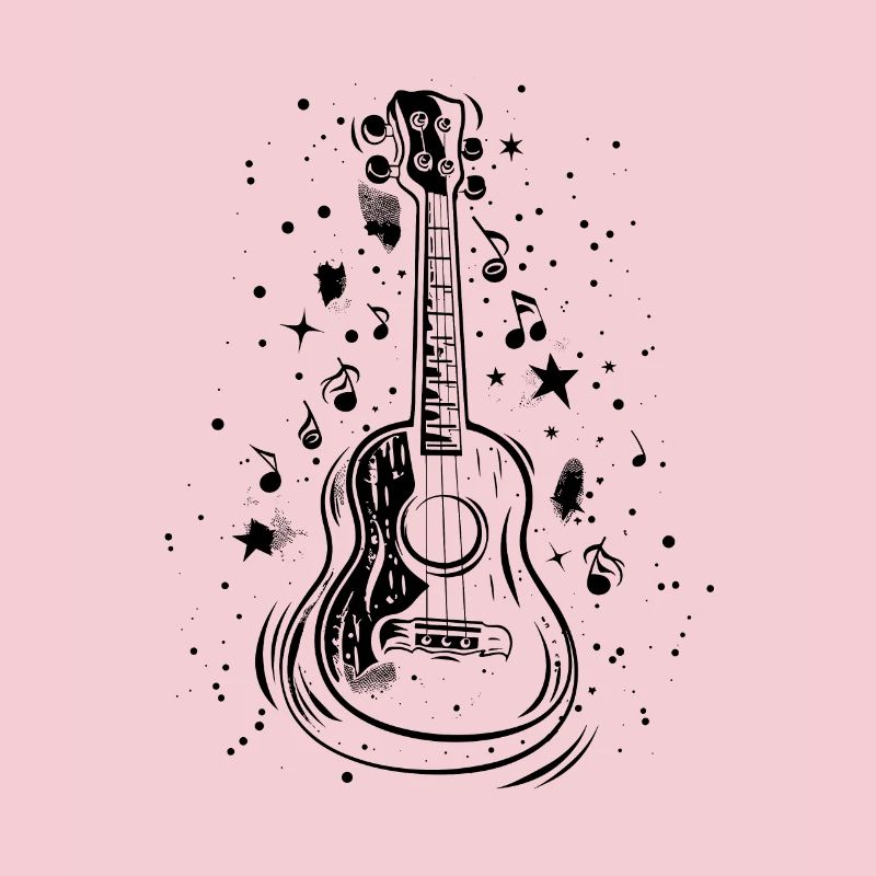 Ukulele Drawing