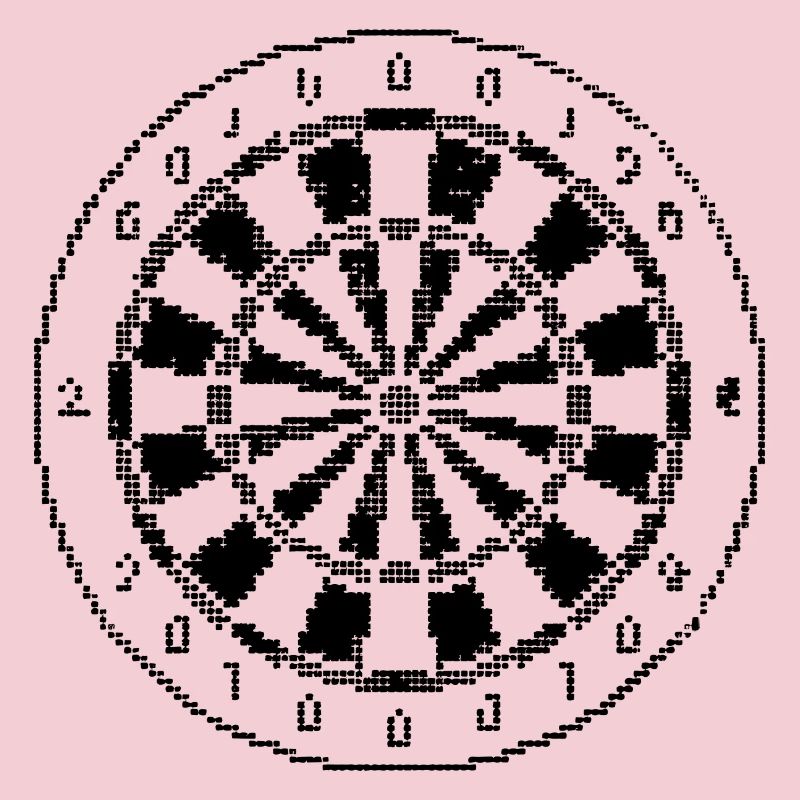 Jeu de fléchettes Pixel Graphique