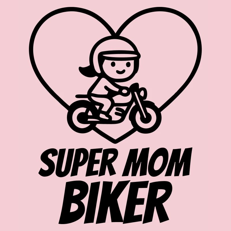 Super Mom Biker – Motorcycle Heart