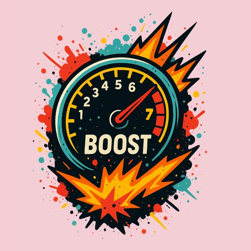 Boost Display Explosive, Turbo Tuning Shirt