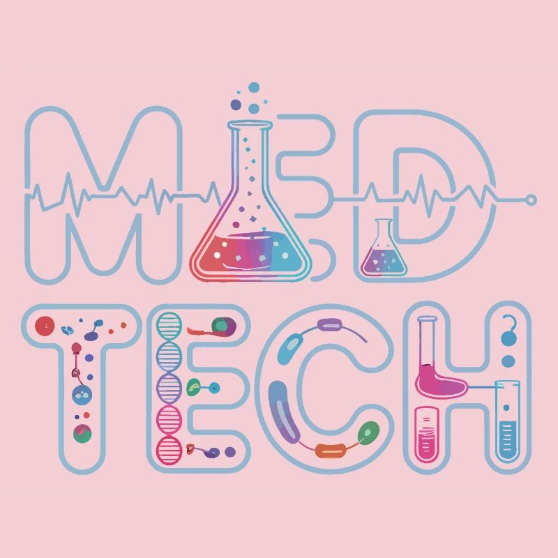 MedTech Laboratory Neon Science Design