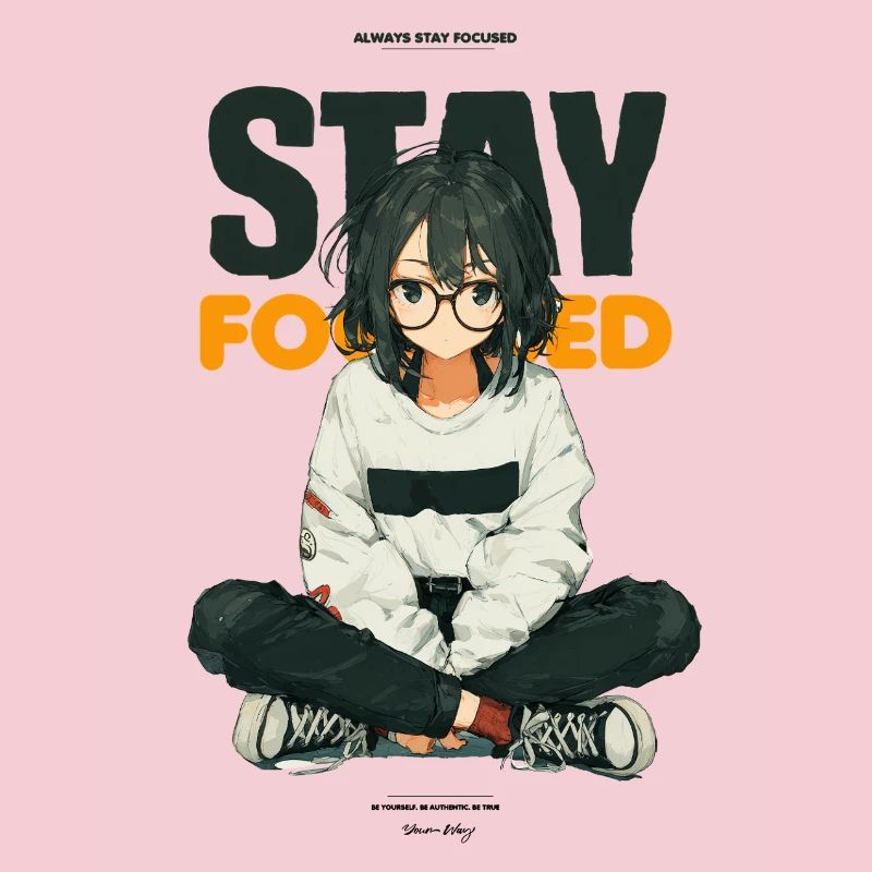 Restez concentré - Style anime