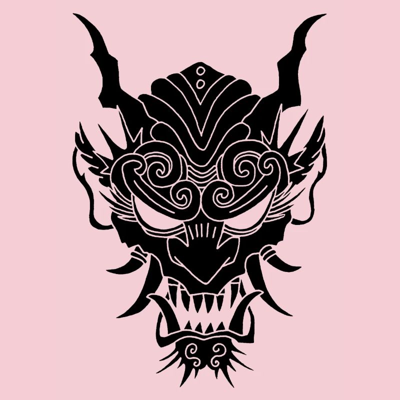 schwarzer Gothic-Dämon