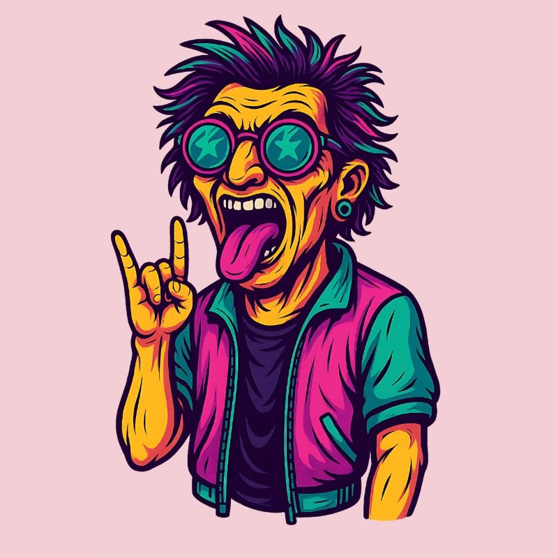 Soirée Techno Rave avec slogan EDM