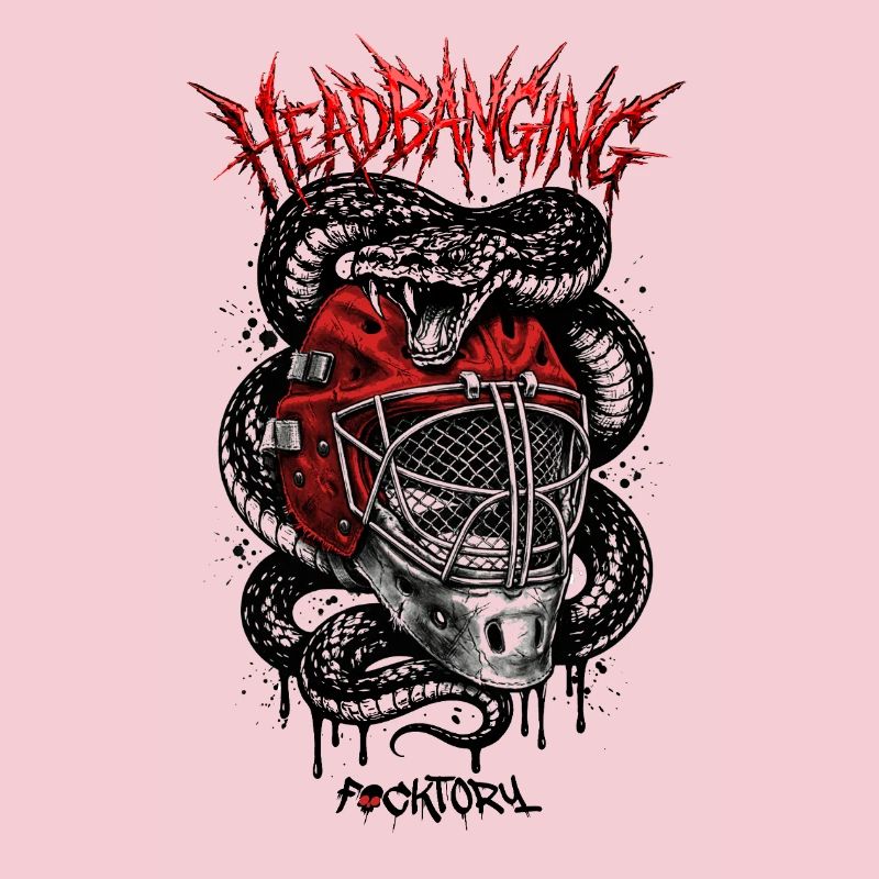 Headbanging Red Mask