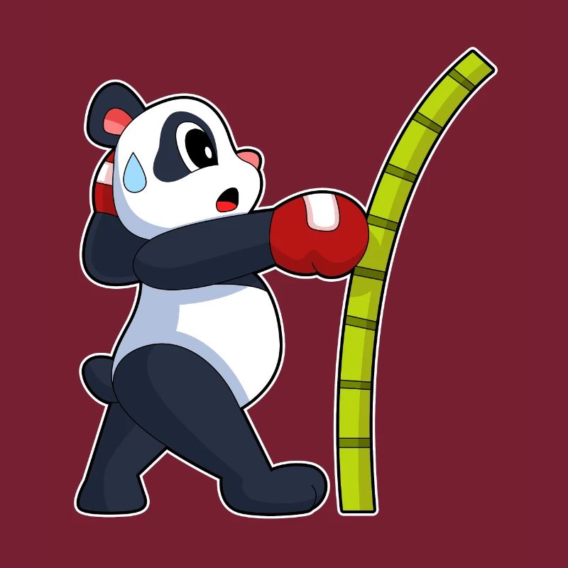 Panda Boxer Boxhandschuhe Boxen