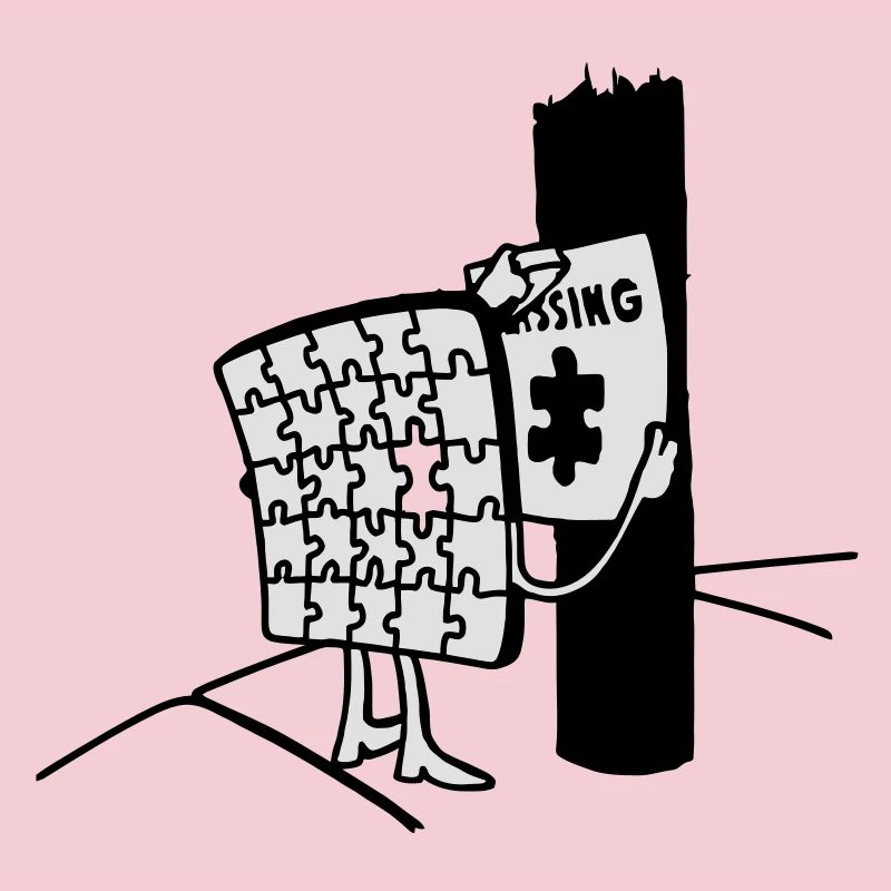 Puzzle Missing, Missing a piece of himself