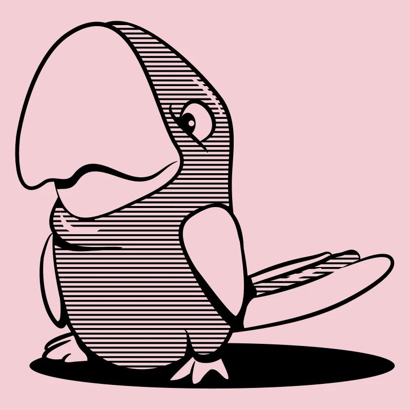 Parrots witty striped