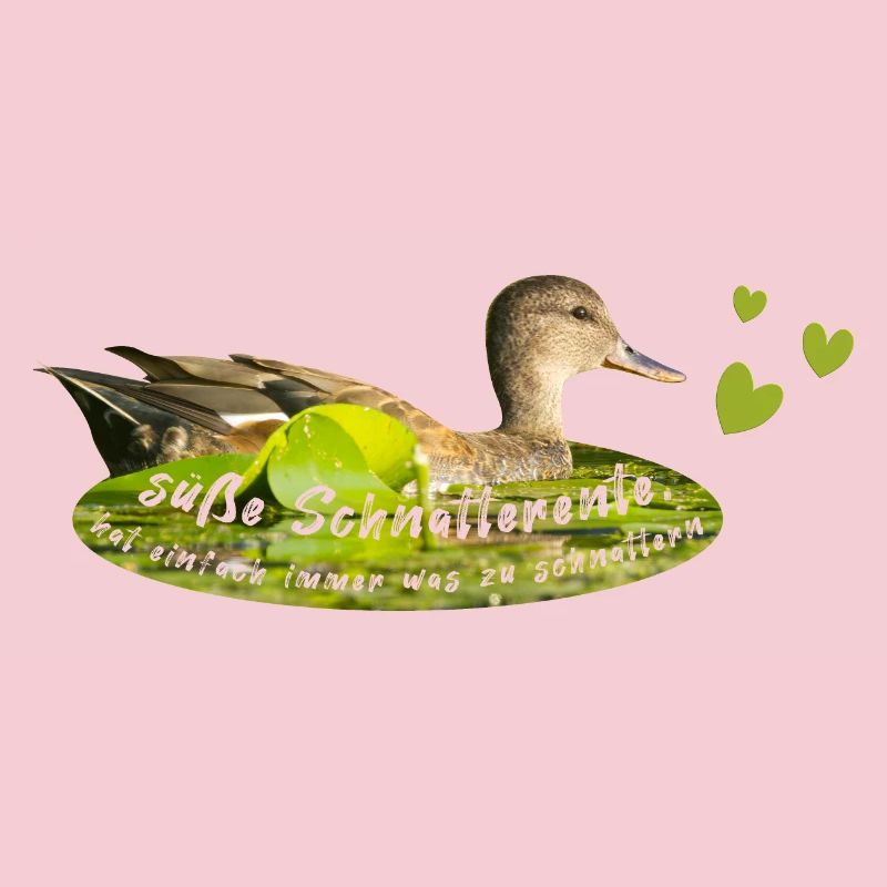 Schnatterente schnattern Quasselstrippe