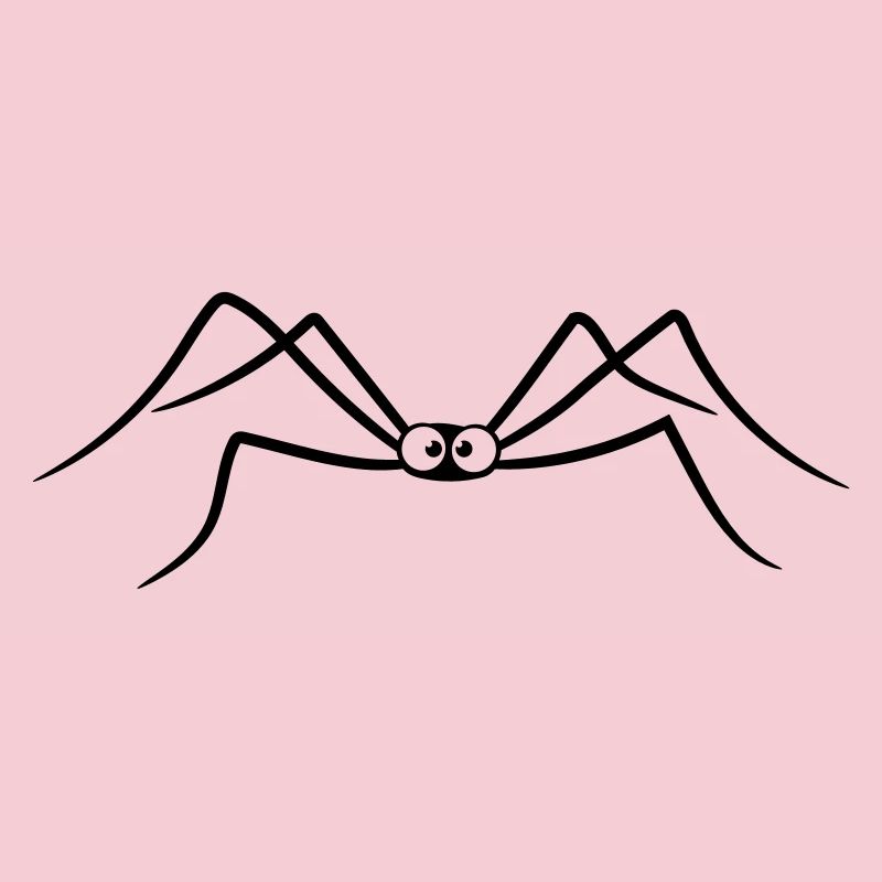 mignon petit comique d'araignée