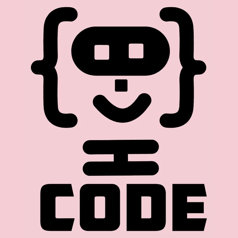 Hacker-Programmierer-Code-Logo mit Text CODE