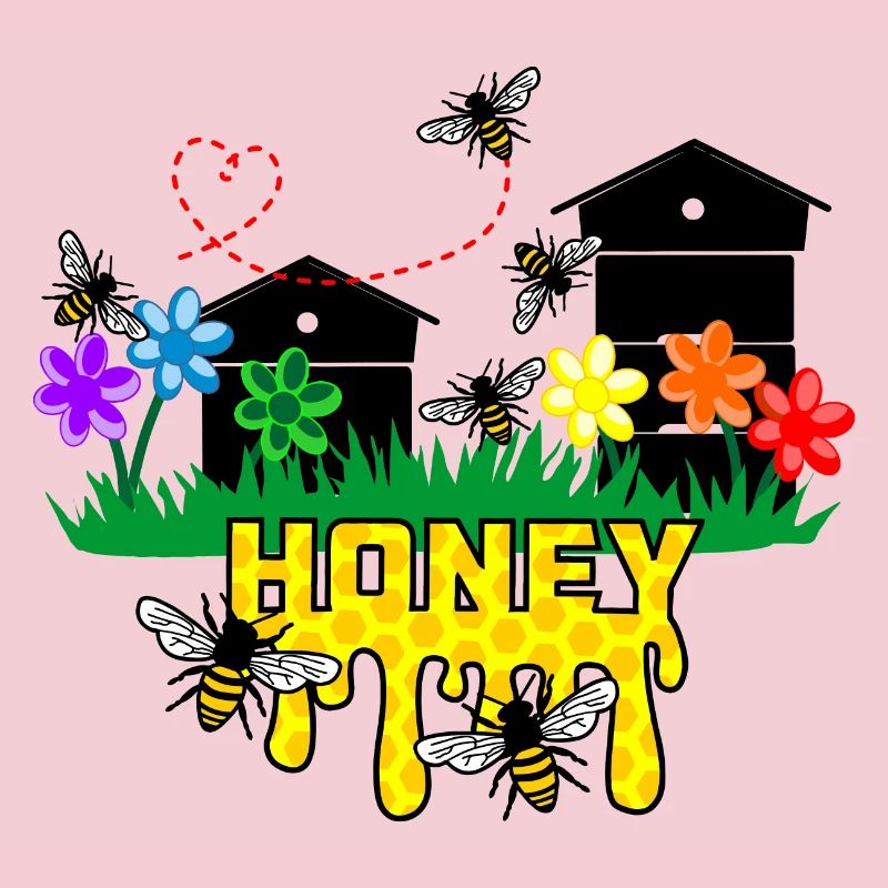 Honiggewächshäuser oder Bienenstöcke mit Bienen