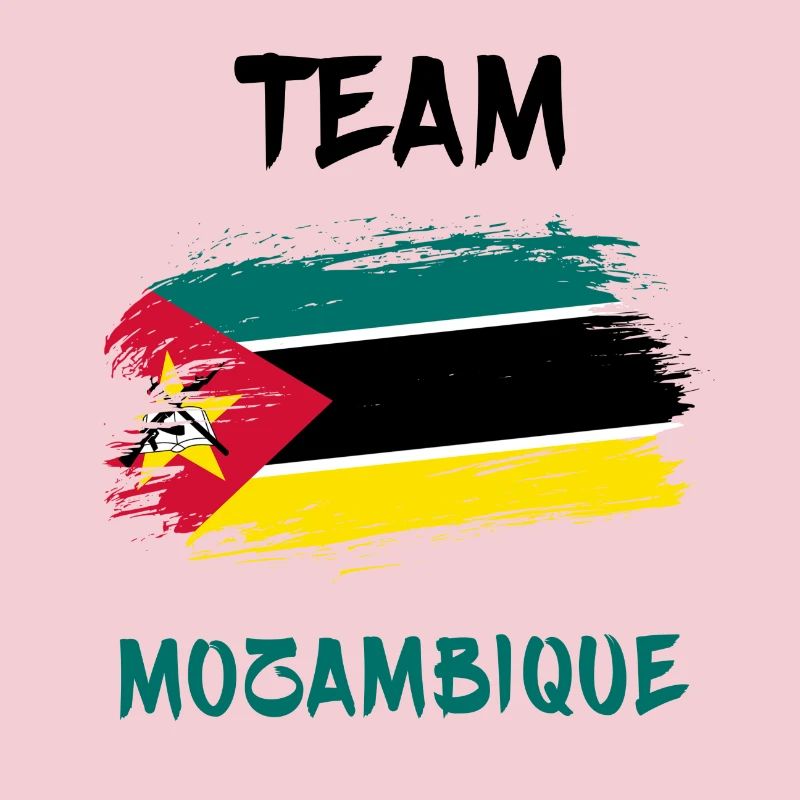 Team Mozambique flags design