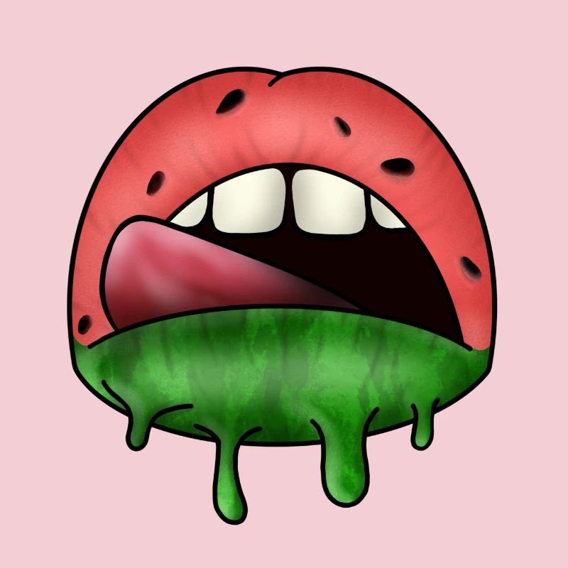 Watermelon lips