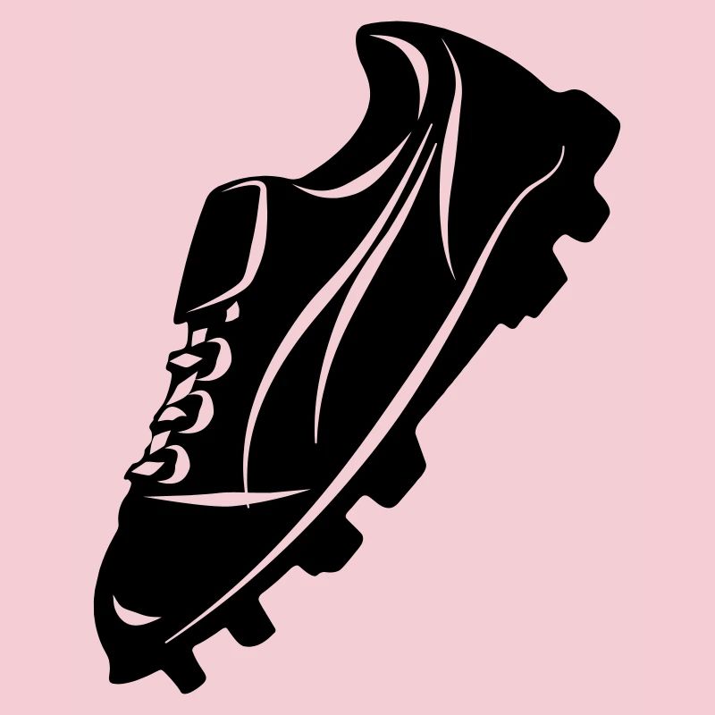 Silhouette d’ombre transparente de chaussure de football