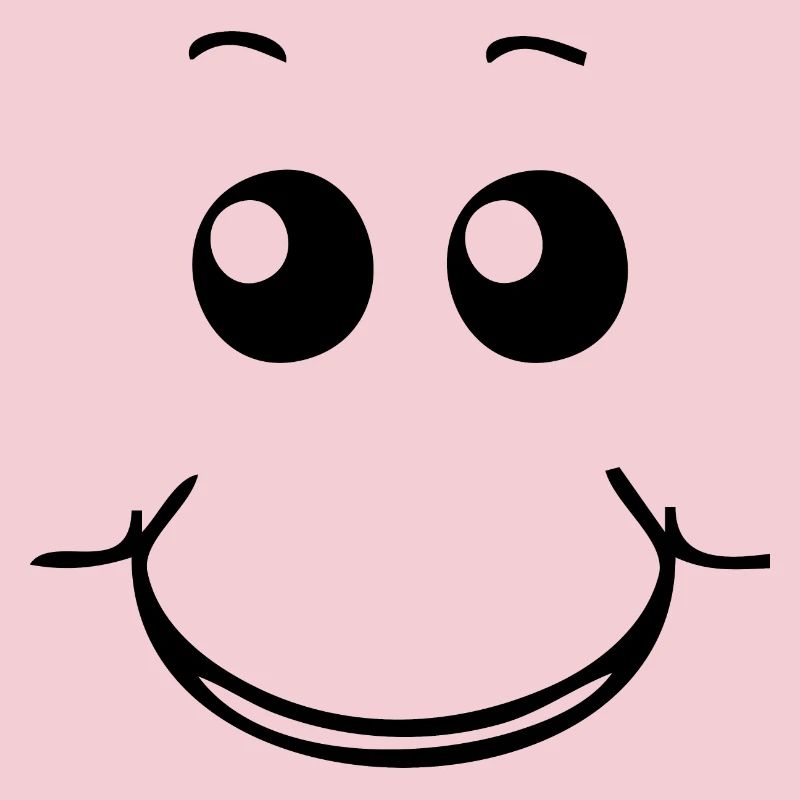 Visage souriant