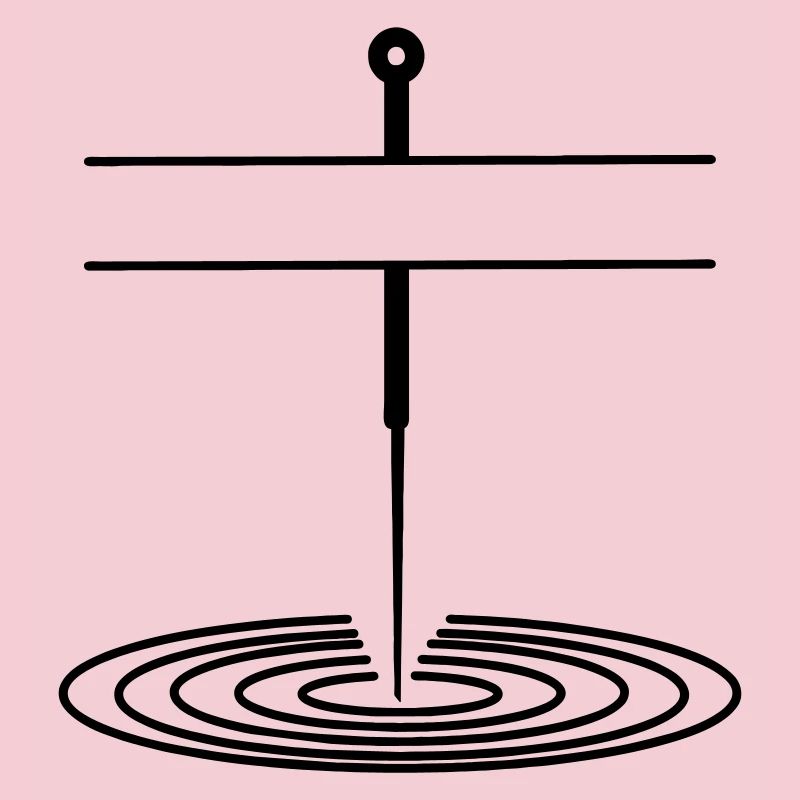 Bannière de nom de logo d’acupuncture