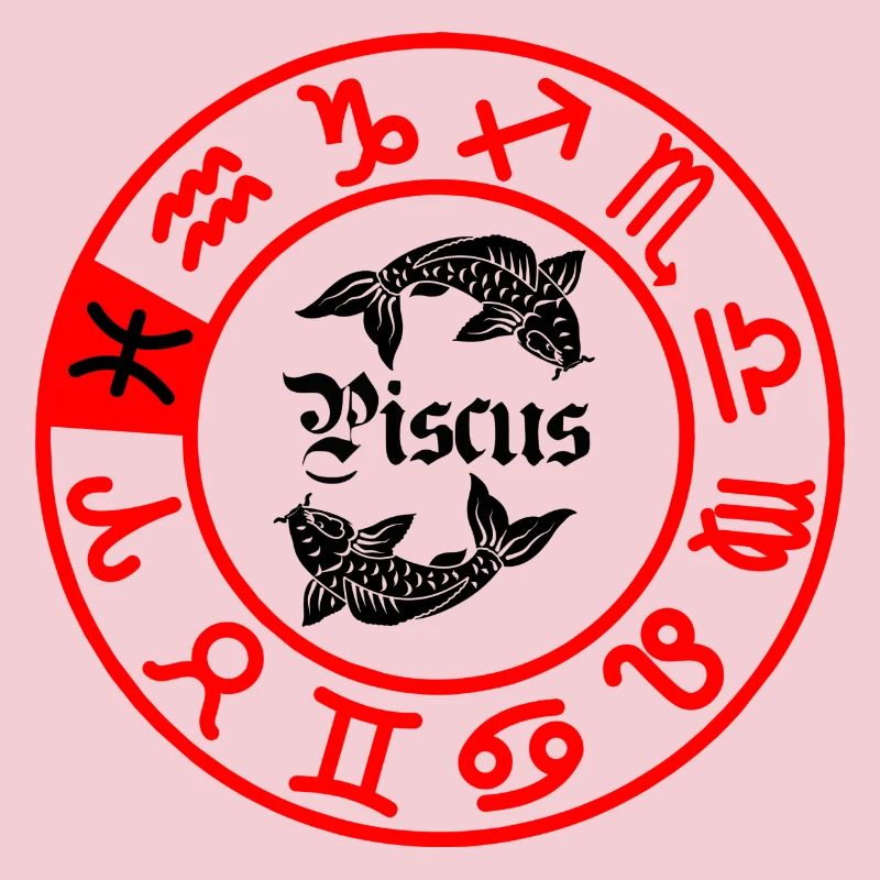 Zwölf Sternzeichen Piscus Piscus