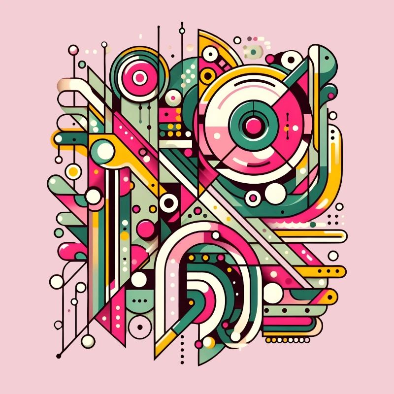 Neon Geometry — Hypergrid