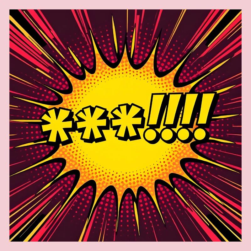 Comic Explosion Gelb-Pop