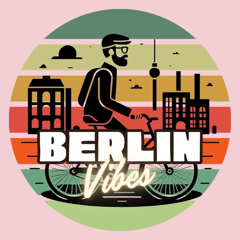 « Berlin Vibes » - Style rétro coucher de soleil