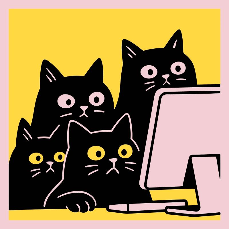 Cats watching Catcontent