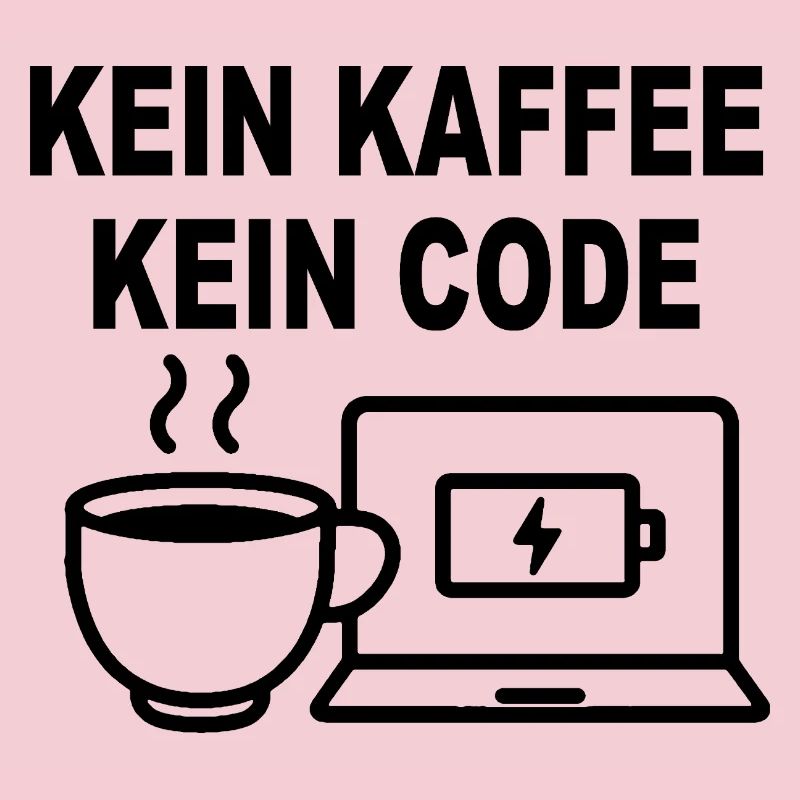 Kein Kaffee Kein Code - Conception de programmeur amusant
