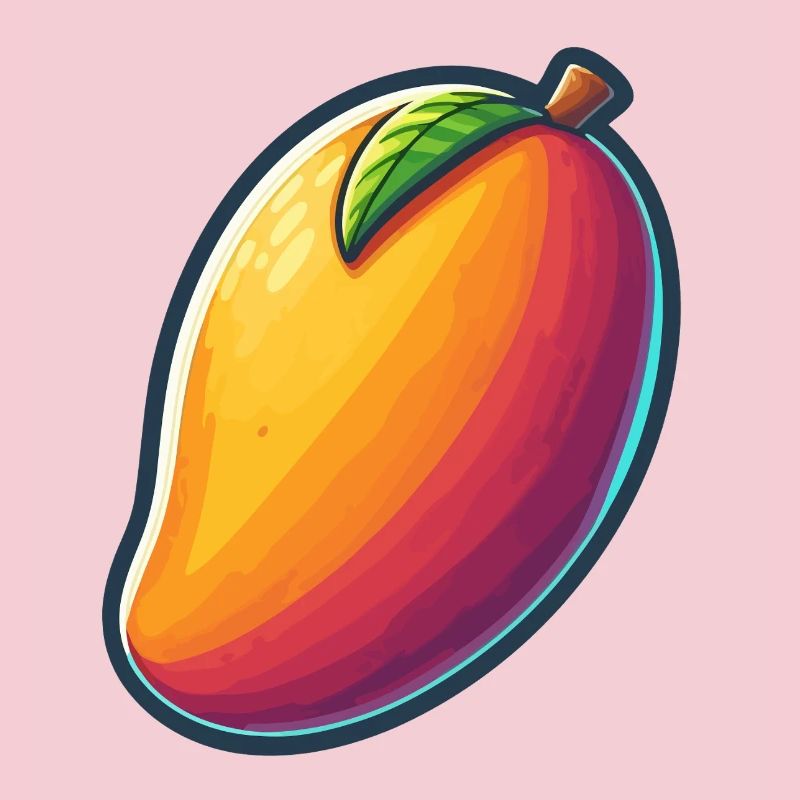 Design Mango Lebendig Abstrakt