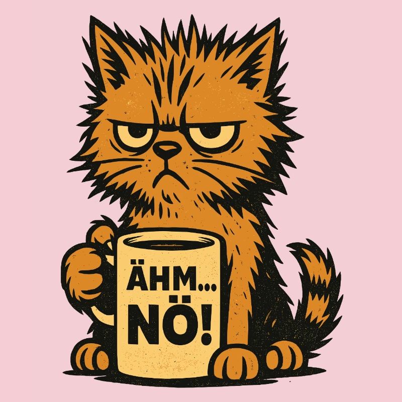 Kaffeetasse – Ähm, Nö - Katzendesign