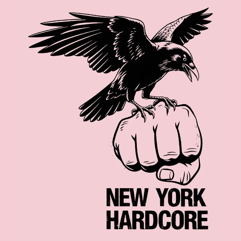 Conception hardcore de l'aigle de New York