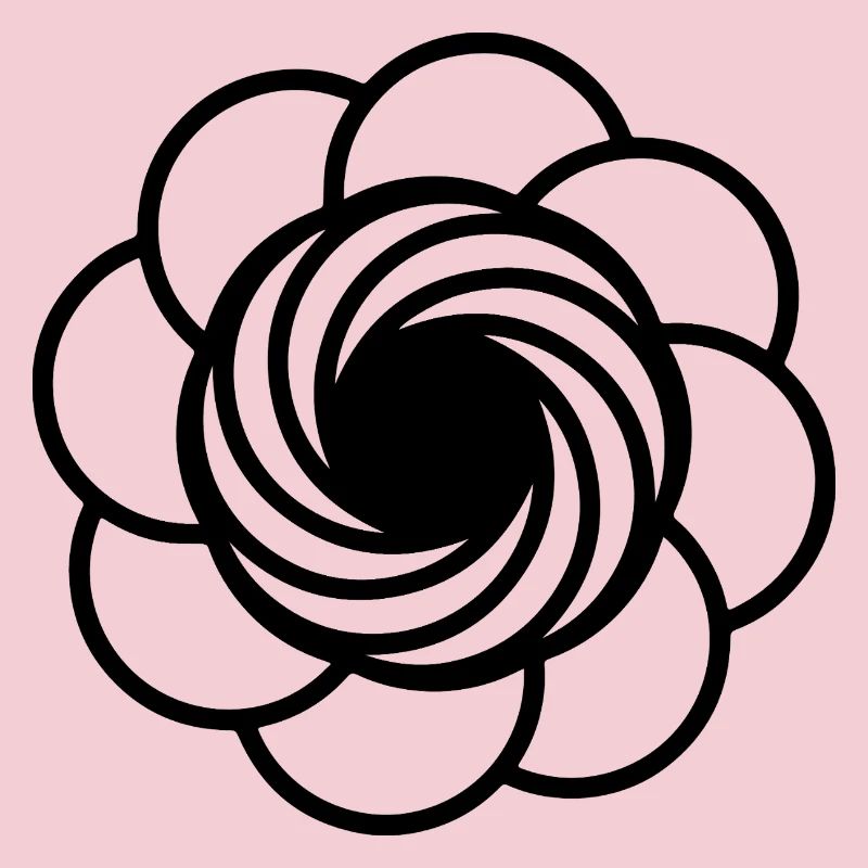 Kosmische Vortex-Blume