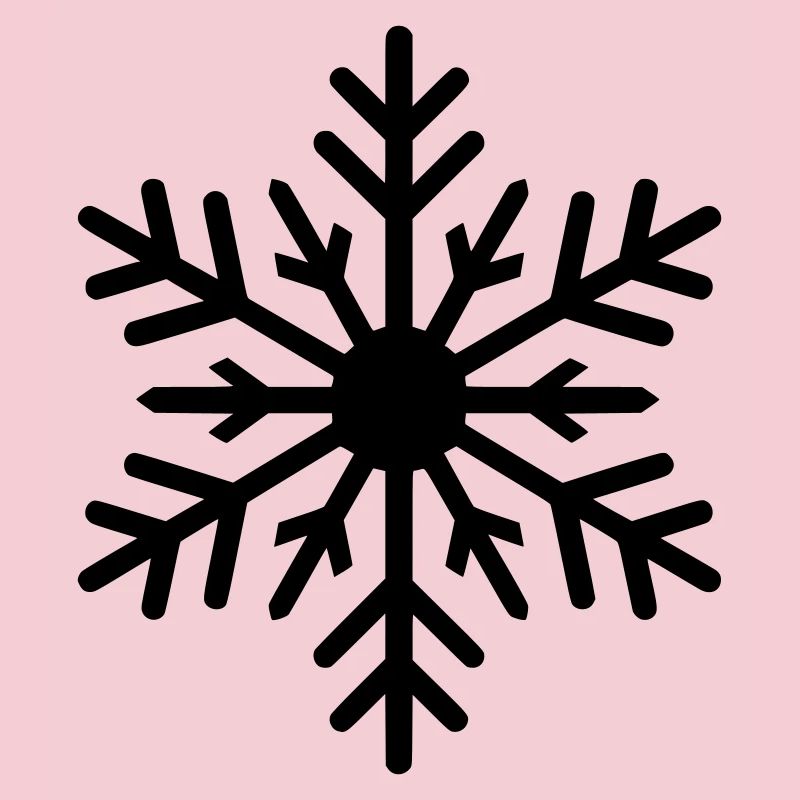 Flocon de neige, cristal de glace, couleur variable