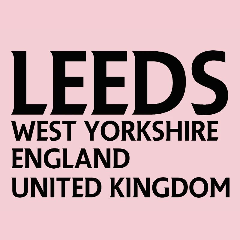 Leeds – England Lyrics Design