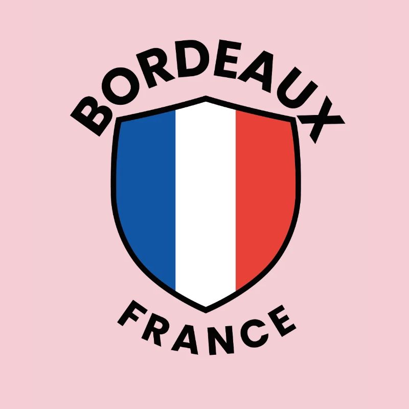 Conception du bouclier du drapeau français