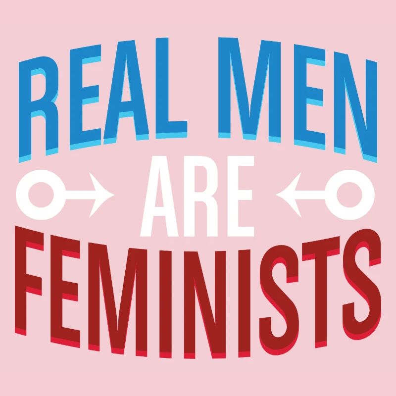 Real Men Are Feminists Equality Statement Tee