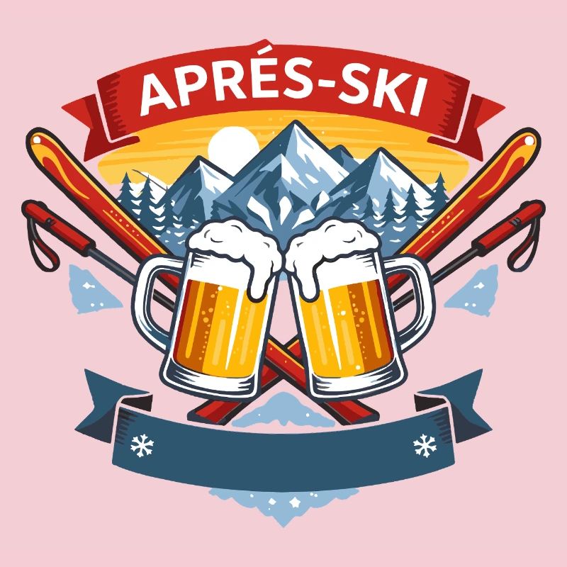 Après Ski Comic Design