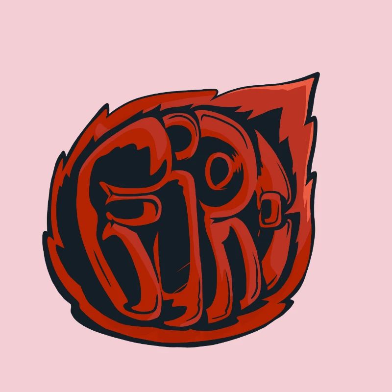 Feuer, Graffiti