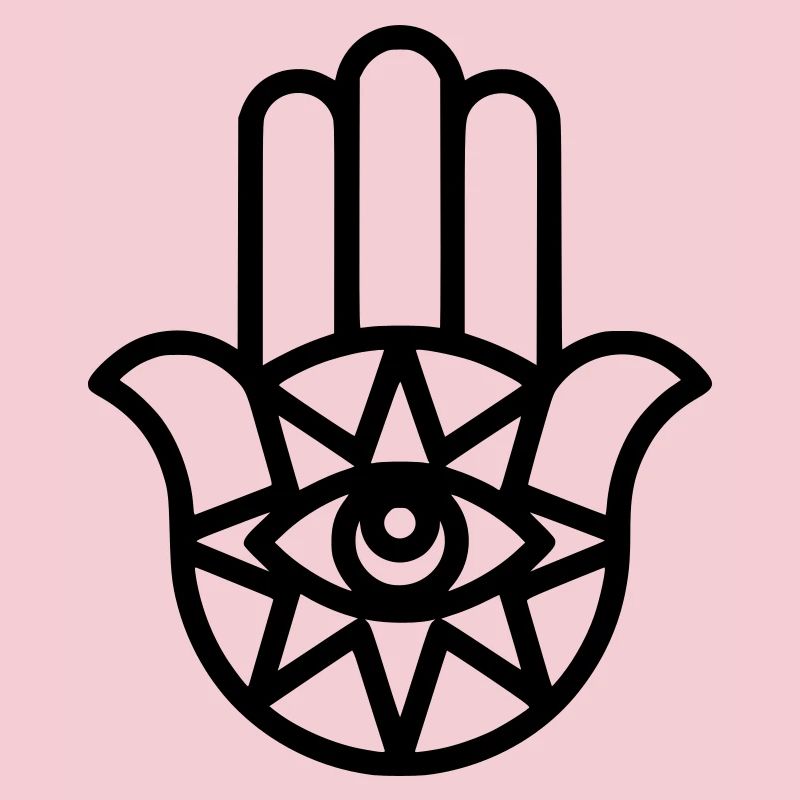 Silhouette de Fatima de la Main Hamsa