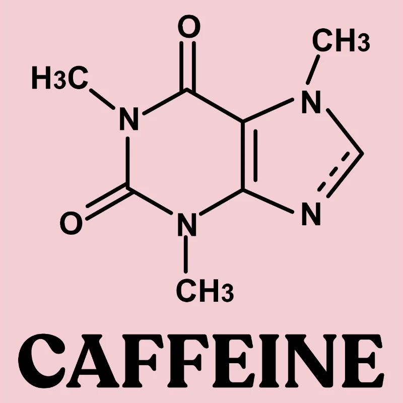  Funny Chemistry Coffee Caffeine Molecule Scientis