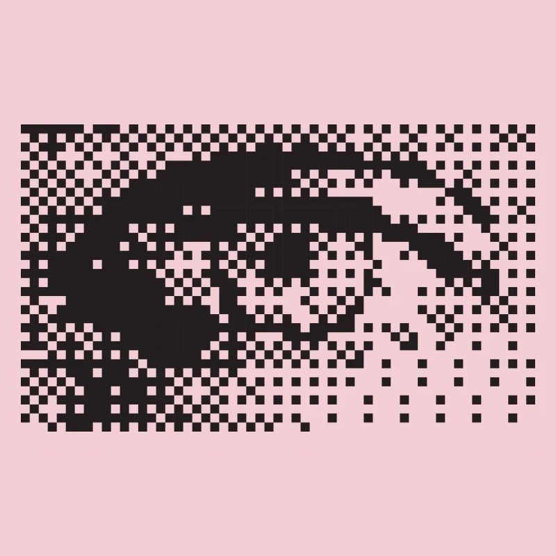 Mitternachts-Pixel-Augenmuster