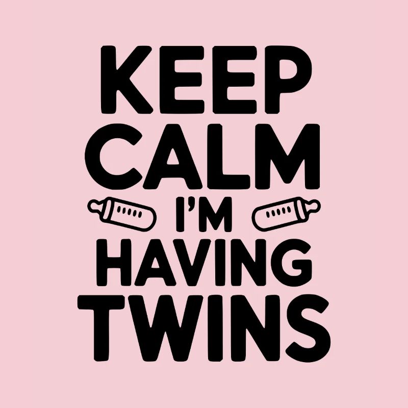 Keep Calm I'm Having Twins
