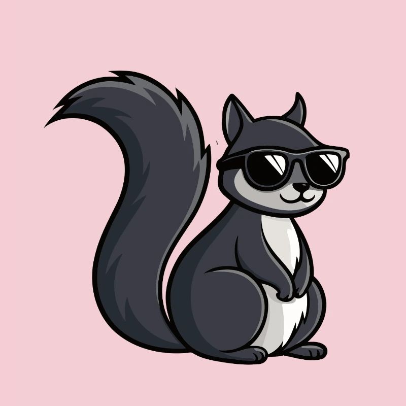 Coole Eichhörnchen-Dunkle Brille