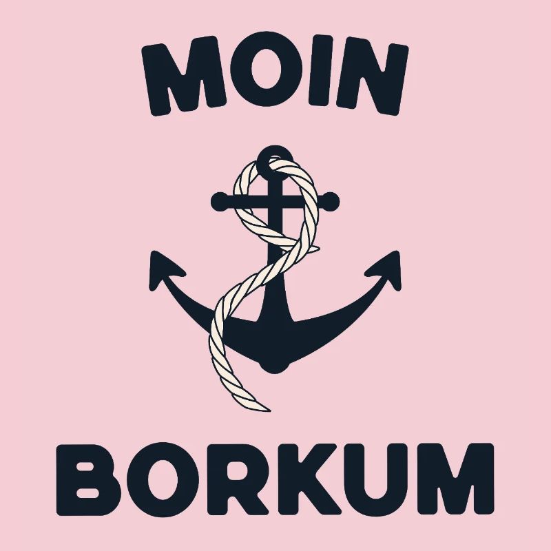 Moin Borkum – Maritimes Anker-Design