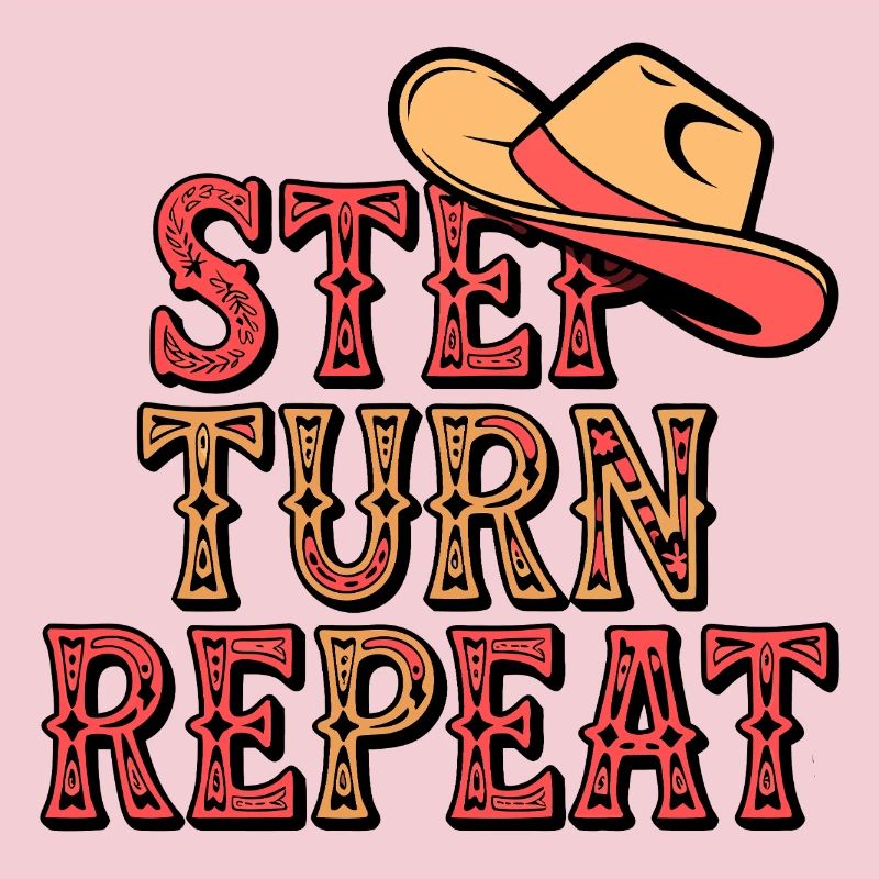 Line Dance Step Turn Repeat