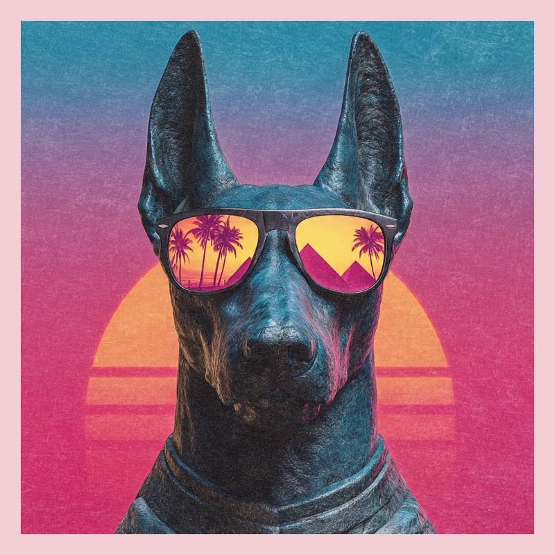 Anubis Synthwave - God on Vacation