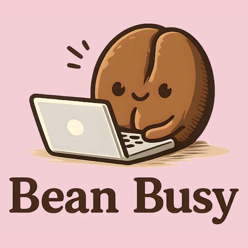Bean Busy - Un petit grain de café mignon au Laptop Cafe