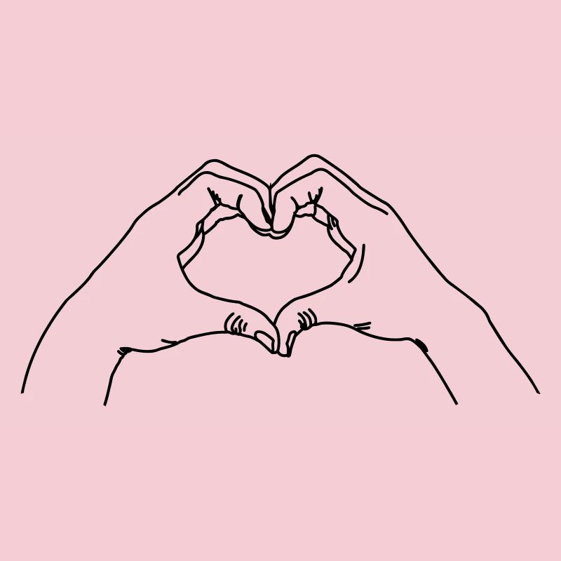 Geste de la main AMOUR