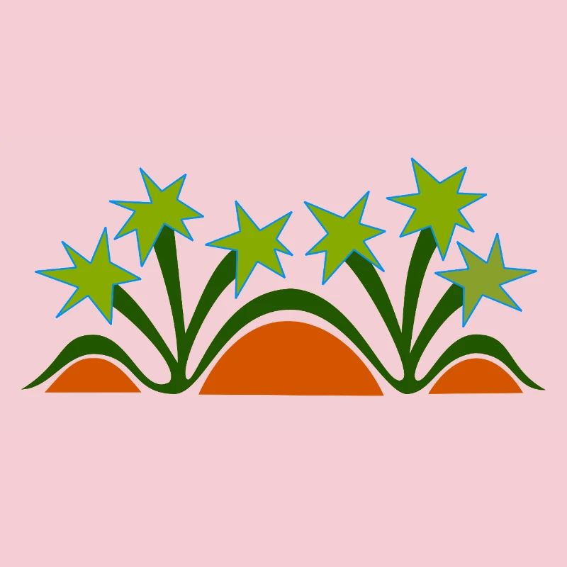 Palm trees & dunes by Cean